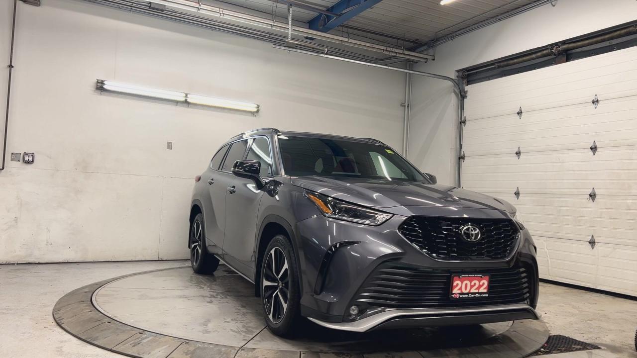2022 Toyota Highlander XSE AWD | 7-PASS | LOW KMS! | RED LEATHER |SUNROOF Photo