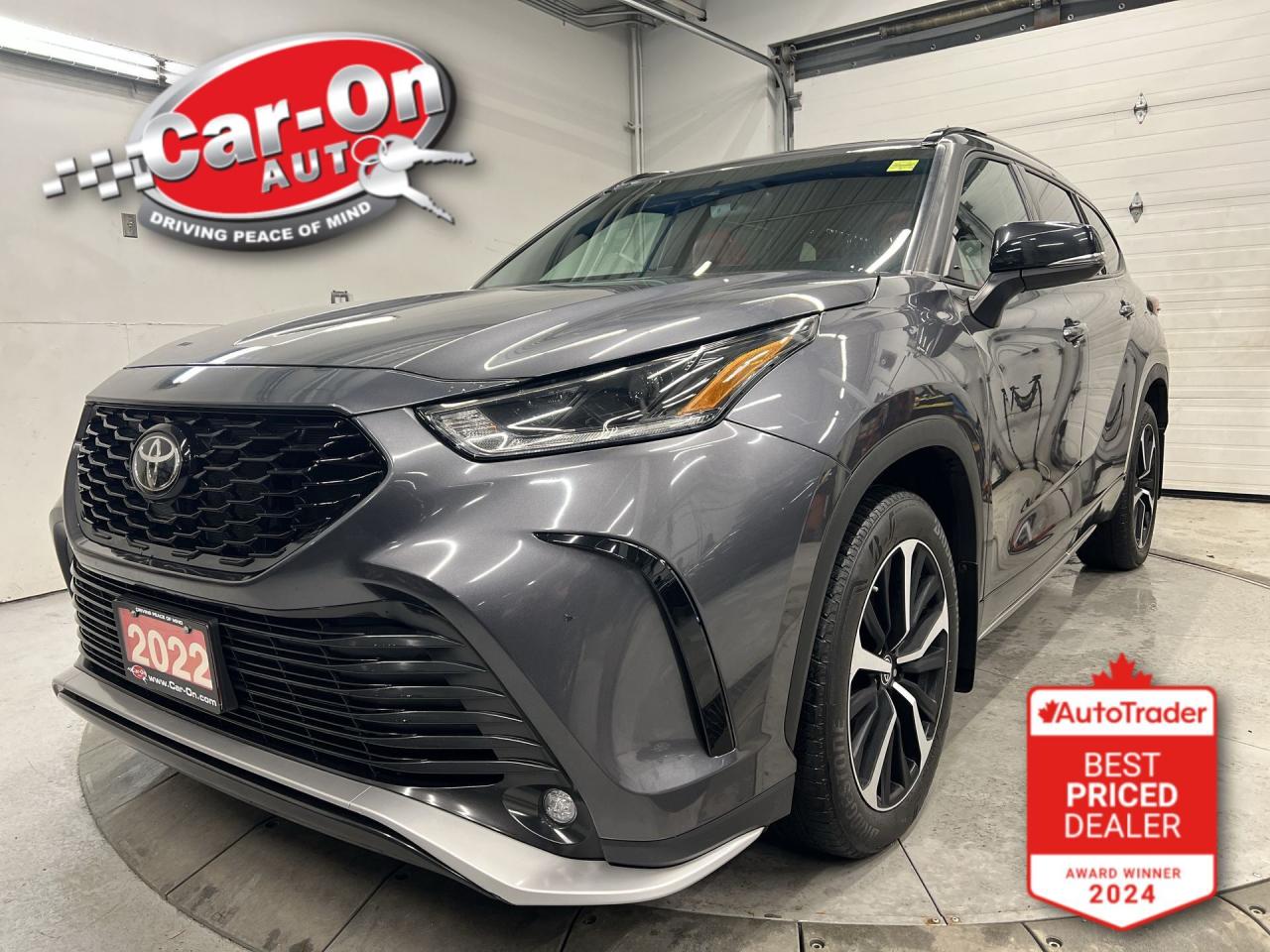 2022 Toyota Highlander XSE AWD | 7-PASS | LOW KMS! | RED LEATHER |SUNROOF Photo0