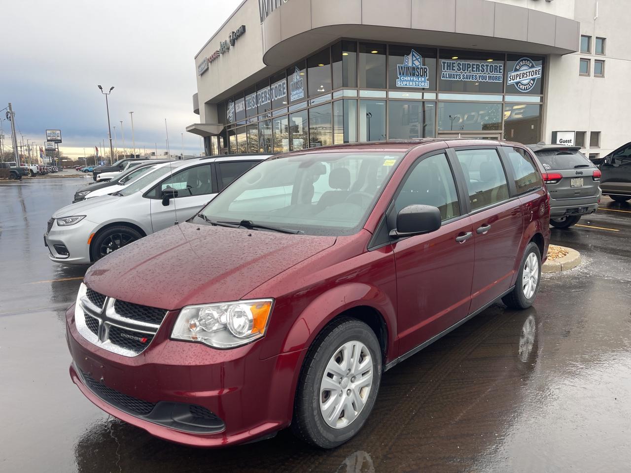 Octane Red Pearlcoat 2019 Dodge Grand Caravan FWD 6-Speed Automatic Pentastar 3.6L V6 VVT

**CARPROOF CERTIFIED**.

* PLEASE SEE OUR MAIN WEBSITE FOR MORE PICTURES AND CARFAX REPORTS * Buy in confidence at WINDSOR CHRYSLER with our 95-point safety inspection by our certified technicians. Searching for your upgrade has never been easier. You will immediately get the low market price based on our market research, which means no more wasted time shopping around for the best price, Its time to drive home the most car for your money today. OVER 100 Pre-Owned Vehicles in Stock! Our Finance Team will secure the Best Interest Rate from one of out 20 Auto Financing Lenders that can get you APPROVED! Financing Available For All Credit Types! Whether you have Great Credit, No Credit, Slow Credit, Bad Credit, Been Bankrupt, On Disability, Or on a Pension, we have options. Looking to just sell your vehicle? We buy all makes and models let us buy your vehicle. Proudly Serving Windsor, Essex, Leamington, Kingsville, Belle River, LaSalle, Amherstburg, Tecumseh, Lakeshore, Strathroy, Stratford, Leamington, Tilbury, Essex, St. Thomas, Waterloo, Wallaceburg, St. Clair Beach, Puce, Riverside, London, Chatham, Kitchener, Guelph, Goderich, Brantford, St. Catherines, Milton, Mississauga, Toronto, Hamilton, Oakville, Barrie, Scarborough, and the GTA.