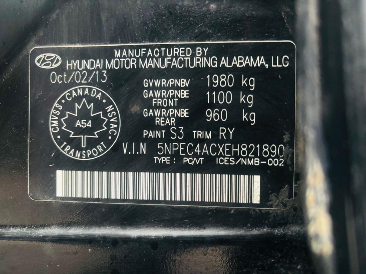 2014 Hyundai Sonata SE 4dr Sedan Automatic Photo