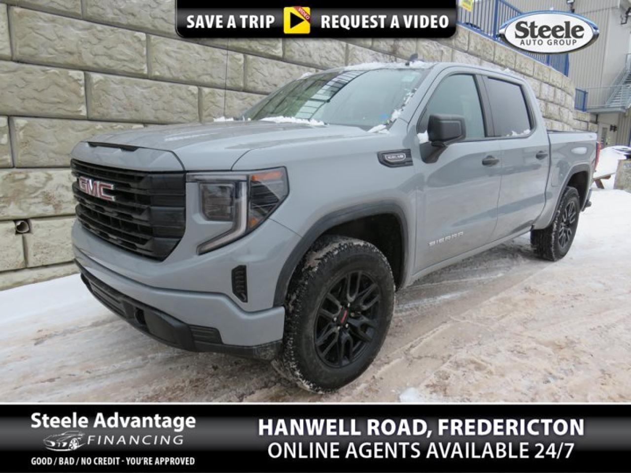 New Price!Thunderstorm Gray 2024 GMC Sierra 1500 Pro 4WD 10-Speed Automatic EcoTec3 5.3L V810-Speed Automatic, 4WD, Black Cloth.Certification Program Details: 80 Point Inspection Fresh Oil Change Full Vehicle Detail Full tank of Gas 2 Years Fresh MVI Brake through InspectionAt Steele GMC Buick Fredericton, were proud to be your Used Car Mega Center serving drivers all across Atlantic Canada from Fredericton, Oromocto, New Maryland, Woodstock, Saint John, and Moncton in New Brunswick, to Nova Scotia, Prince Edward Island, and Newfoundland. Our inventory features all makes and models of used cars, trucks, SUVs, and vans, giving you the best selection in the region. Whether you need a fuel-efficient sedan, a family SUV, or a rugged pickup, youll find it right here at Steele GMC Buick Fredericton. With our Market Value Pricing, every vehicle is priced based on real-time market conditions, ensuring you get the best possible deal without the hassle of negotiating. We keep pricing transparent and competitive so you can shop with total confidence. No matter your credit situation good, bad, or no credit at all youre approved. Our finance experts work with lenders across Atlantic Canada to find the best terms for your budget, including second-chance financing, newcomer programs, and credit rebuilding solutions. As part of Steele Auto Group, Atlantic Canadas most diversified automotive group with 47 dealerships representing 27 brands, we offer unmatched selection, buying power, and customer support. That means if the vehicle you want isnt on our Fredericton lot, we can source it quickly from our massive dealer network across the Maritimes. When it comes to used vehicles, Steele GMC Buick Fredericton is the destination for drivers all across Atlantic Canada delivering market value pricing, every make and model, and guaranteed credit approval so you can get on the road with confidence.Steele Auto Group is the most diversified group of automobile dealerships in Atlantic Canada, with 47 dealerships selling 27 brands and an employee base of well over 2300.