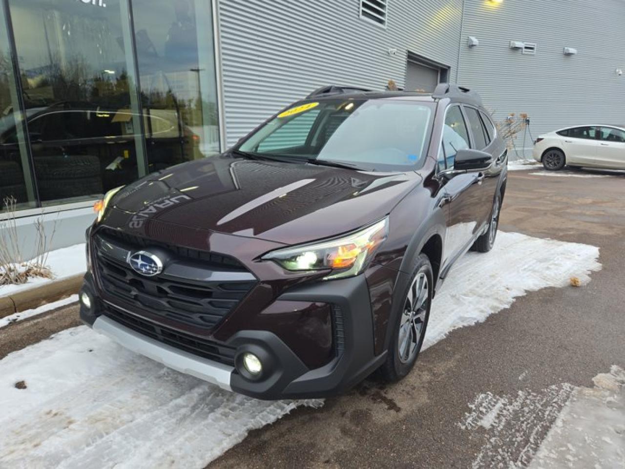 New Price!Dark Mahogany Pearl 2024 Subaru Outback Limited AWD Lineartronic CVT 2.5L DOHCValue Market Pricing, No Accidents, ABS brakes, Air Conditioning, Alloy wheels, Exterior Parking Camera Rear, Front fog lights, Fully automatic headlights, harman/kardon® Speakers, Heated door mirrors, Heated front seats, Heated rear seats, Heated steering wheel, Leather Upholstery, Memory seat, Navigation System, Power driver seat, Power Liftgate, Power moonroof, Power passenger seat, Steering wheel mounted audio controls, Traction control, Variably intermittent wipers.Certification Program Details: 85 Point Inspection Fresh Oil Change Brake Inspection Tire Inspection Fresh 1 Year MVI Full Detail Free Carfax Report Full Tank of Gas Certified TechniciansFair Market Pricing * No Pressure Sales Environment * Access to over 2000 used vehicles * Free Carfax with every car * Our highly skilled and experienced team will ensure that your vehicle is in excellent condition and looking fantastic!!Steele Auto Group is the most diversified group of automobile dealerships in Atlantic Canada, with 34 dealerships selling 27 brands and an employee base of over 1000. Sales are up by double digits over last year and the plan going forward is to expand further into Atlantic Canada.
