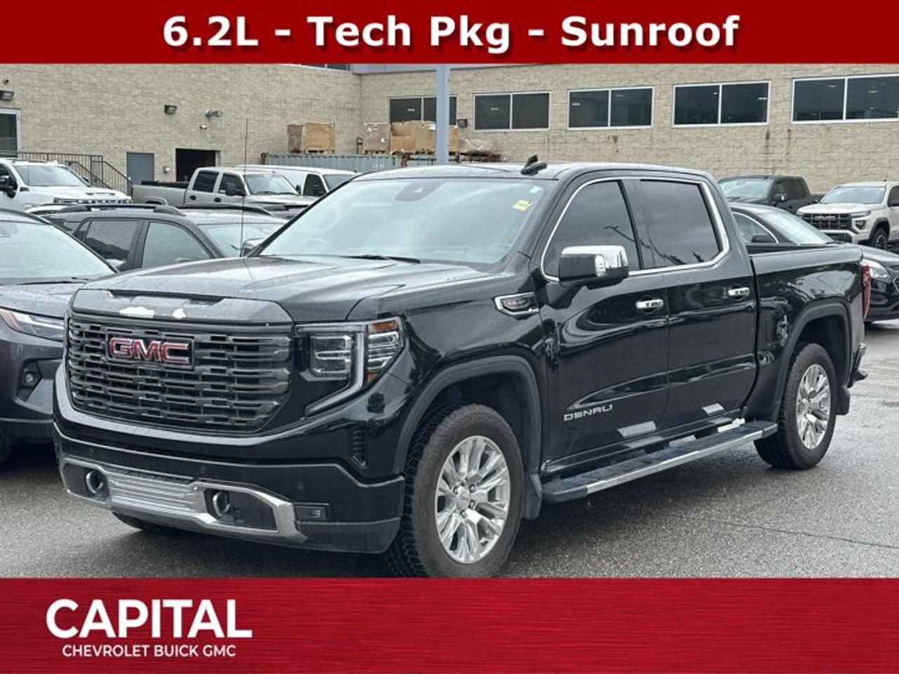 Recent Arrival!Ask for the Internet Department for more information or book your test drive today! Call 403-256-4960 for fast answers at your fingertips! Disclaimer: All prices are plus taxes. See dealer for details. AMVIC Licensed Dealer # B2020028.2024 Sierra 1500 10-Speed Automatic 4WD Sierra 1500 Denali, EcoTec3 6.2L V8, 4WD, Apple CarPlay/Android Auto, Heated front seats, Heated rear seats, Heated steering wheel, Multi-Colour 15 Diagonal Head-Up Display, Power Sunroof, Rear Camera Mirror, Technology Package, Ventilated Driver & Front Passenger Seats.