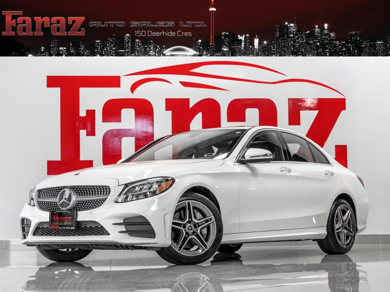 2019 Mercedes-Benz C 300 C 300|AMG PKG|BLINDSPOT|360CAM|NAVI|PANO|LOADED Photo0