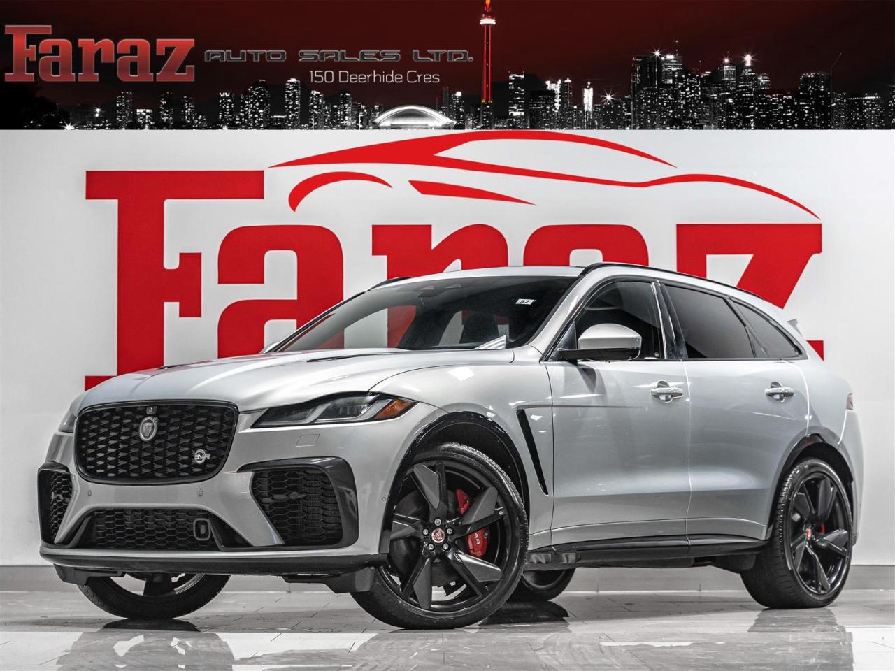 2022 Jaguar F-PACE SVR|550HP|ADAPT CRUISE|360CAM|MERIDIAN|LOADED Photo0