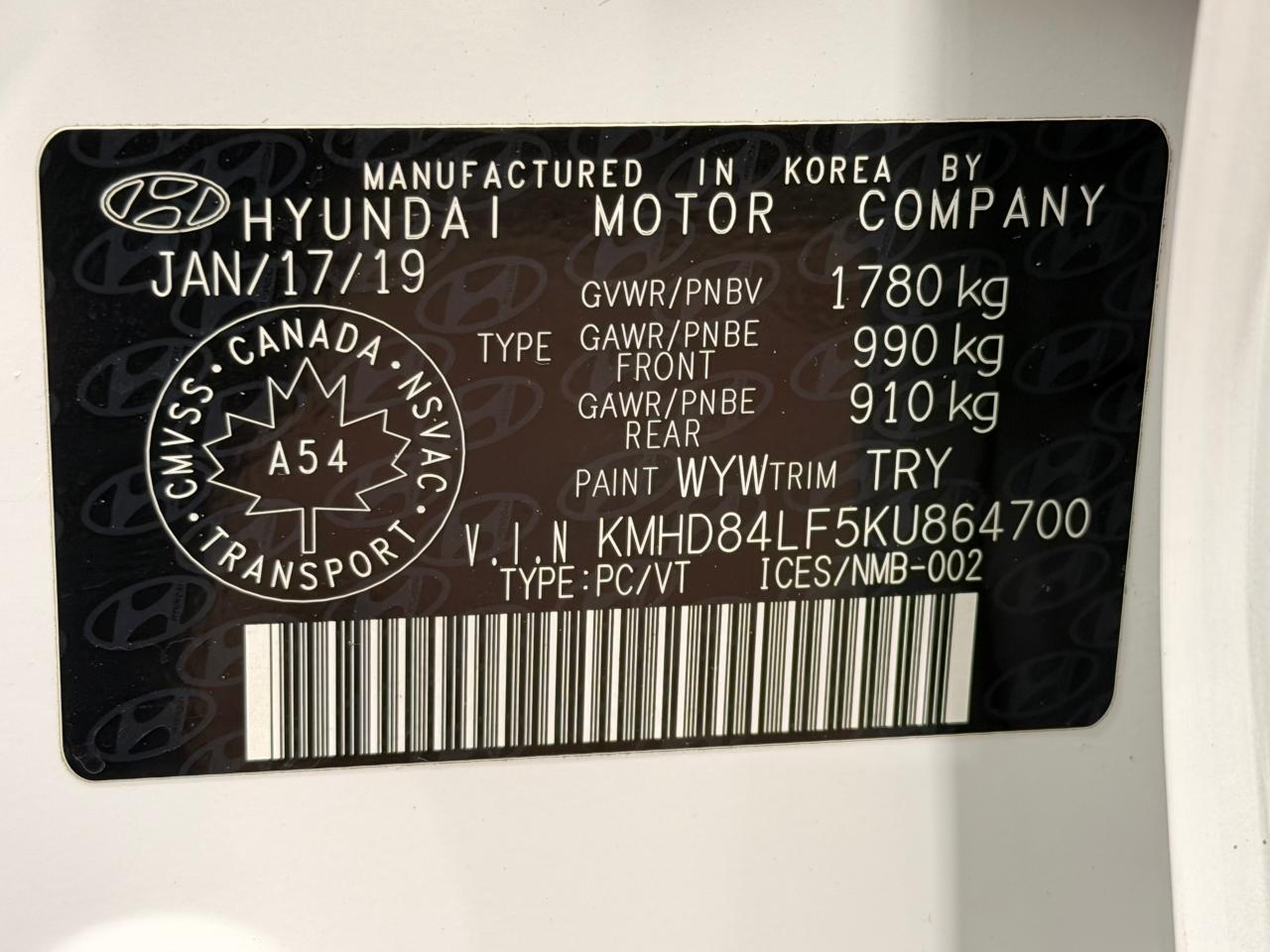 2019 Hyundai Elantra Preferred+Camera+ApplePlay+Blind Spot+LOW KMS! Photo94