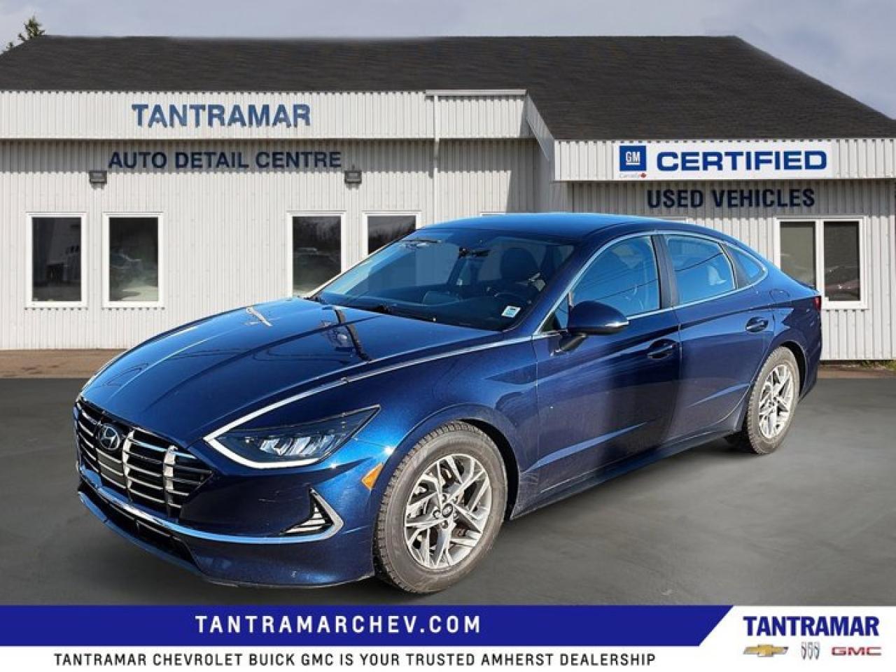 Awards:* ALG Canada Residual Value Awards, Residual Value Awards Recent Arrival! Stormy Sea 2021 Hyundai Sonata Preferred FWD 8-Speed Automatic with Overdrive 2.5L I4LOCAL TRADE, Value Market Pricing, Black Cloth.Certified. Certification Program Details: * Exchange policy is 30 days or 2,500 kilometres, *\vehicle as a welcoming gift. Free 3-month SiriusXM Trial. 1-month OnStar Trial. GM Owner Centre and Mobile App * 24/7 roadside assistance for 3 months or 5,000 km (whichever comes first) * 150+ Point Inspection * 3 months or 5,000 kilometres (whichever comes first) which can be extended or upgraded to an even more comprehensive Certified Pre-Owned Vehicle Protection Plan