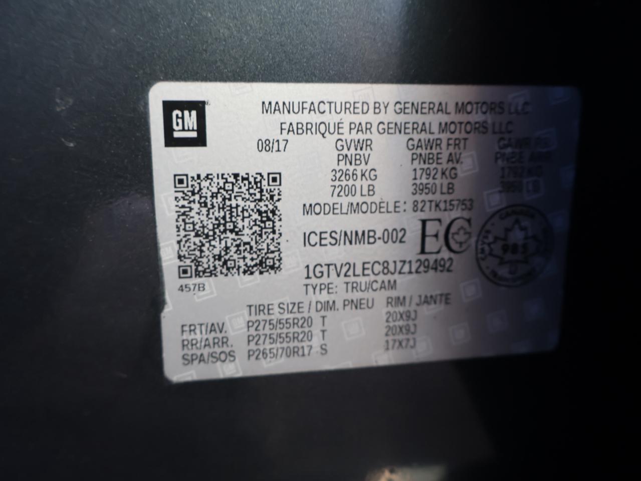 2018 GMC Sierra 1500 V8 ELEVATION 4WD CERTIFIED *ACCIDENT FREE* CAMERA BLUETOOTH CRUISE ALLOYS Photo