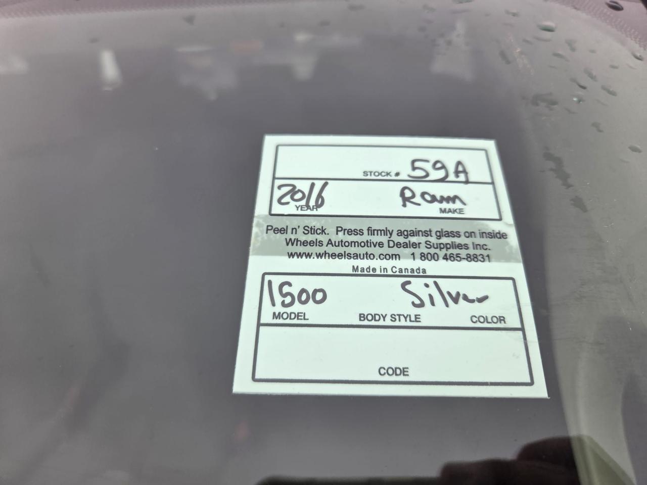 2016 RAM 1500 ST, 4X4, IRREPARABLE TITLE, ONLY 128KMS, WRITEOFF Photo