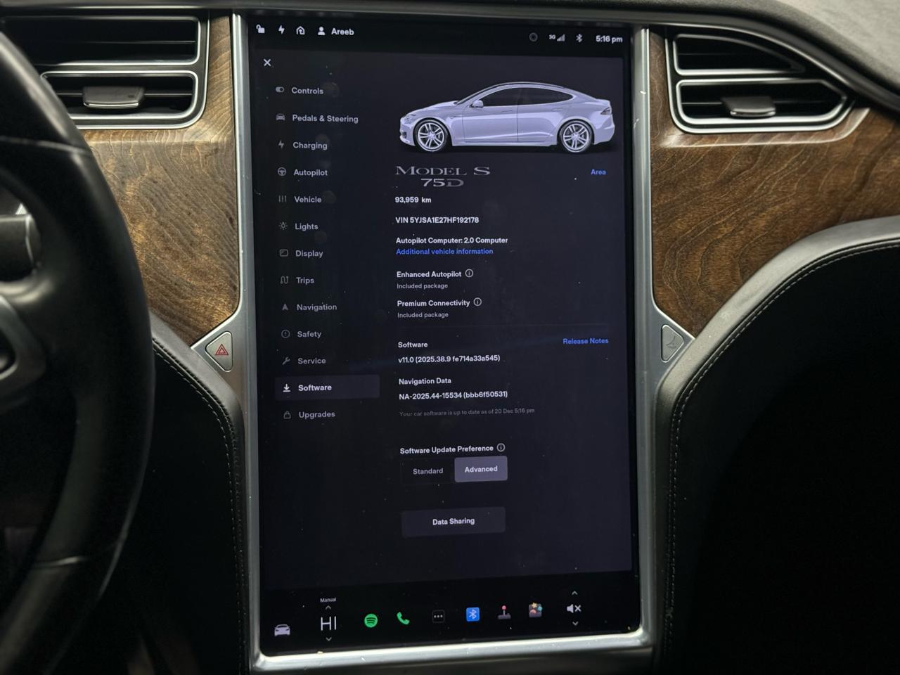 2017 Tesla Model S 75D|FULL AUTOPILOT|NAV|BACKUP|PANO| Photo