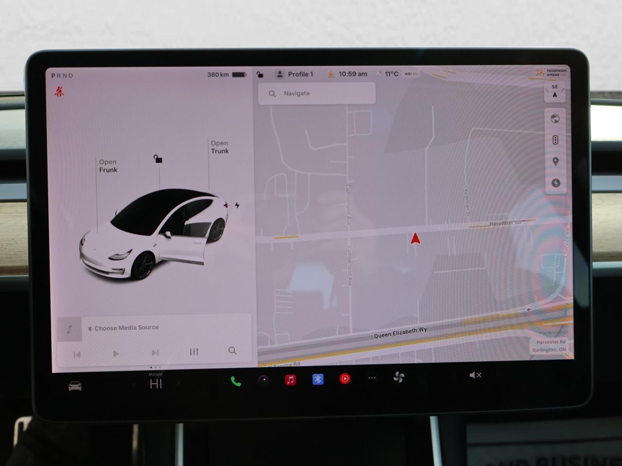 2019 Tesla Model 3 AWD LONG RANGE-DUAL CERTIFIED NAVI DUAL CAMERA AUTO PILOT HEATED LEATHER PANO ROOF Photo