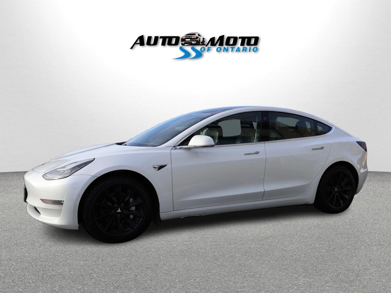 2019 Tesla Model 3 AWD LONG RANGE DUAL MOTORS CERTIFIED NAVI DUAL CAMERA AUTO PILOT HEATED LEATHER PANO ROOF Photo2