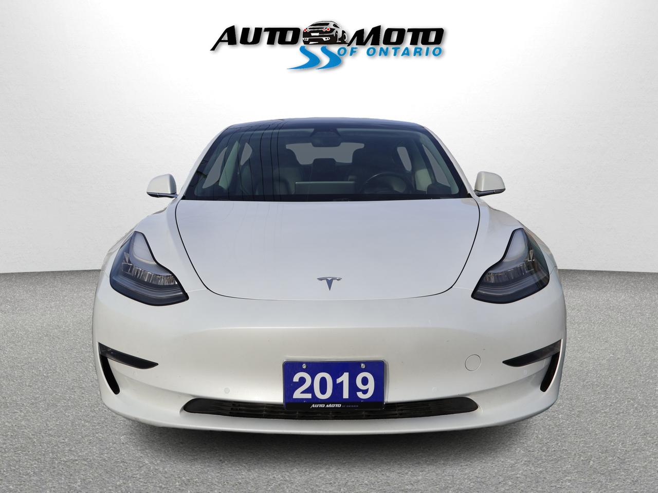 2019 Tesla Model 3 AWD LONG RANGE DUAL MOTORS CERTIFIED NAVI DUAL CAMERA AUTO PILOT HEATED LEATHER PANO ROOF Photo