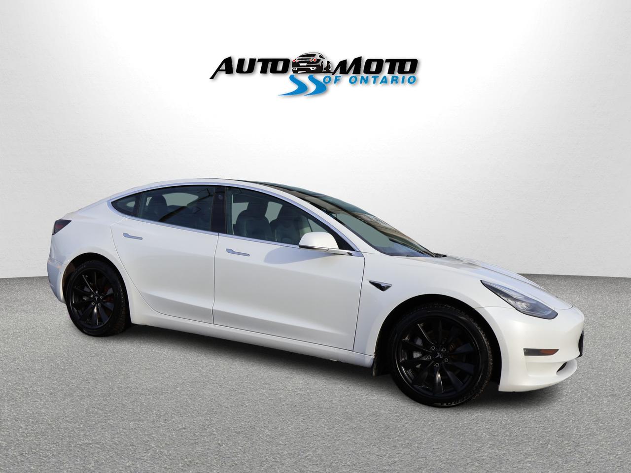2019 Tesla Model 3 AWD LONG RANGE DUAL MOTORS CERTIFIED NAVI DUAL CAMERA AUTO PILOT HEATED LEATHER PANO ROOF Photo