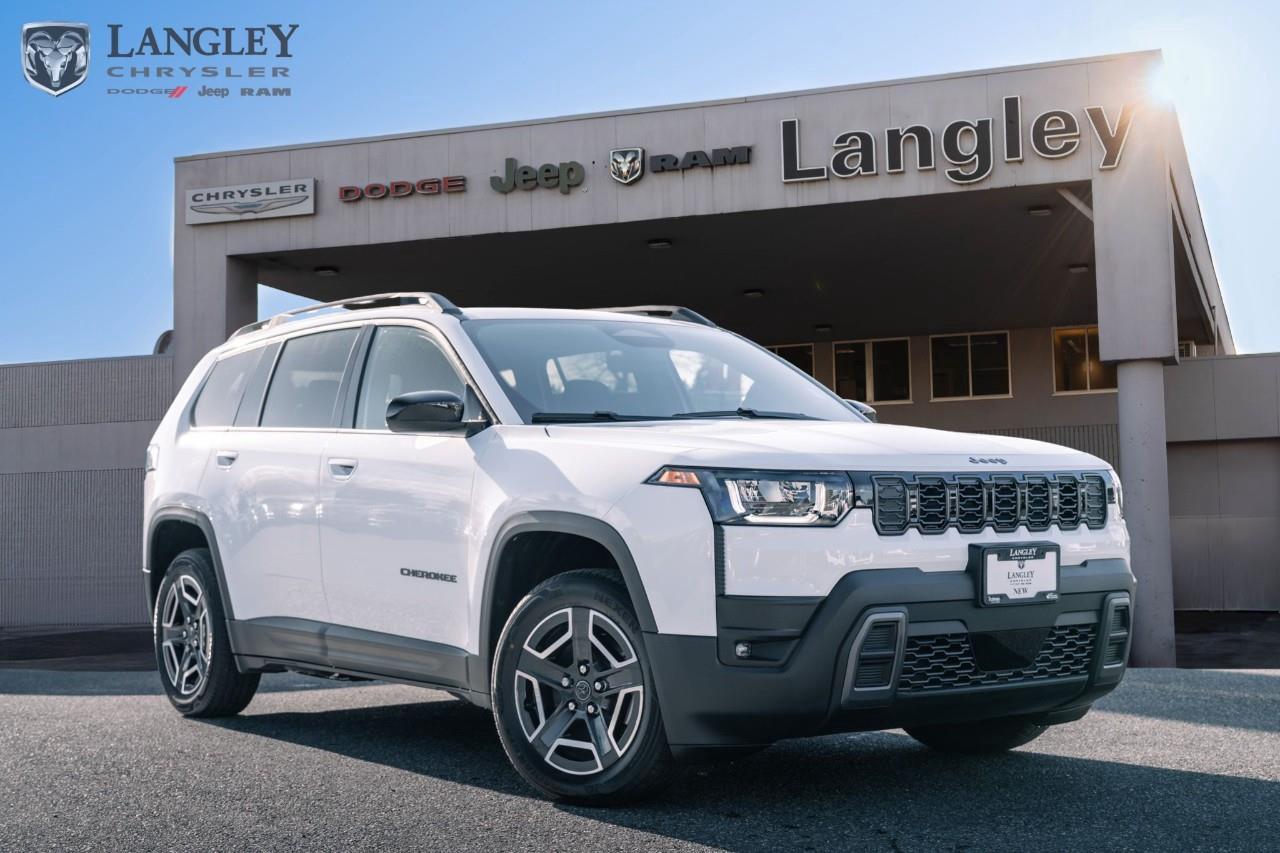 <p><strong>2026 Jeep Cherokee Laredo 4x4</strong></p><p>The all-new 2026 Cherokee returns as a sophisticated hybrid, delivering classic Jeep capability with a modern, eco-friendly powertrain and a completely redesigned, tech-forward interior.</p><p></p><ul><li><p><strong>Engine</strong>: 1.6L Turbo I-4 Hybrid (210 hp, 230 lb-ft torque)</p><p></p></li><li><p><strong>Fuel Economy</strong>: 6.1 L/100 km City / 6.7 L/100 km Highway</p><p></p></li><li><p><strong>Drivetrain</strong>: Jeep Active Drive I 4x4 system with Selec-Terrain® Traction Management</p><p></p></li><li><p><strong>Max Towing</strong>: Up to 1,588 kg (3,500 lbs)</p><p></p></li><li><p><strong>Technology</strong>: 12.3-inch Uconnect® 5 touchscreen, 10.25-inch digital cluster, and wireless Apple CarPlay/Android Auto</p><p></p></li><li><p><strong>Key Laredo Features</strong>: 10-way power drivers seat, foot-activated power liftgate, 18-inch machine-face aluminum wheels, and remote vehicle start</p><p></p></li></ul><p>Come book a test drive at Langley Chrysler, conveniently located in Langley, British Columbia.</p>*All new vehicle purchases are plus the PDI accessory installs and any price increases provided by the manufacturer. For trucks the accessories will include wheel locks, spray-in liners, and mud flaps. For all other vehicles, wheel locks are standard, other equipment may apply. Confirm with the dealer.

<p>*All prices are net of all manufacturer incentives and/or rebates and are subject to change by the manufacturer without notice. All prices plus applicable taxes, applicable environmental recovery charges, documentation of $599 and full tank of fuel surcharge of $76 if a full tank is chosen.<br />Other items available that are not included in the above price:<br />Tire & Rim Protection and Key fob insurance starting from $599<br />Service contracts (extended warranties) for up to 7 years and 200,000 kms starting from $599<br />Custom vehicle accessory packages, mudflaps and deflectors, tire and rim packages, lift kits, exhaust kits and tonneau covers, canopies and much more that can be added to your payment at time of purchase<br />Undercoating, rust modules, and full protection packages starting from $199<br />Flexible life, disability and critical illness insurances to protect portions of or the entire length of vehicle loan?im?im<br />Financing Fee of $500 when applicable<br />Prices shown are determined using the largest available rebates and incentives and may not qualify for special APR finance offers. See dealer for details. This is a limited time offer.</p>