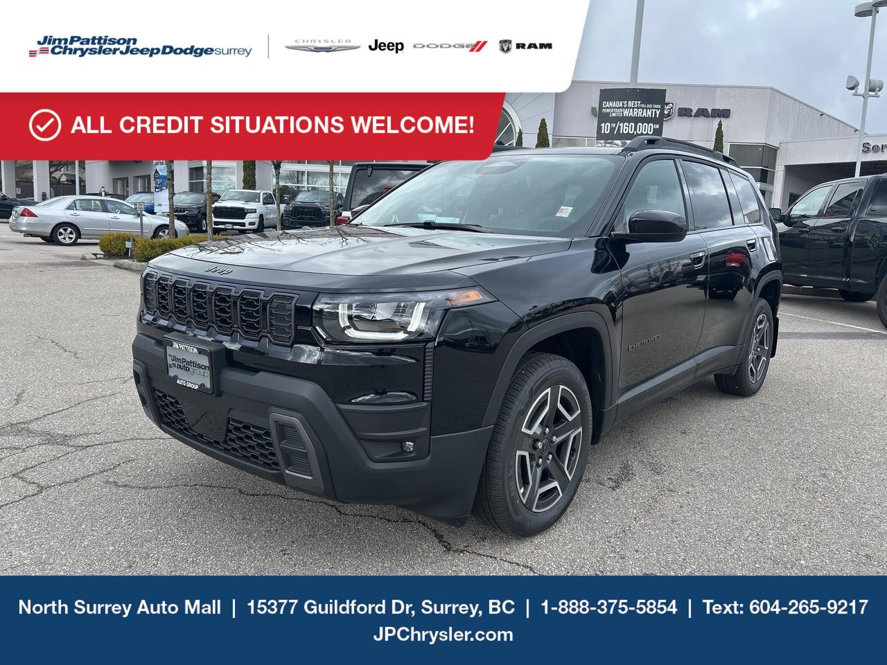 Jim Pattison Chrysler Jeep Dodge is ready to help you find your perfect vehicle. Our team of highly-experienced pros will provide you with the highest level of customer care and we are proud to offer online shopping from the comfort of your home with the new Pick, Price, Purchase Program. Browse our inventory online, create a personal account to track the vehicles you&rsquo;re interested in and the payment options that work best for you. Simple as that! And we will be here to answer all your questions. Visit our website, send us an email or give us a call today and let us get to work for you! -	Price includes freight & PDI, documentation fee ($895), dealer preparation fee ($495), A/C levy ($100), tire levy (up to $32.50), and VSA transaction levy ($10). Finance/lease placement fee ($595) if applicable, GST and PST are additional. Dealer-installed accessories are included, if applicable. Rebates applied after taxes. Rebates applied after taxes. D#30394