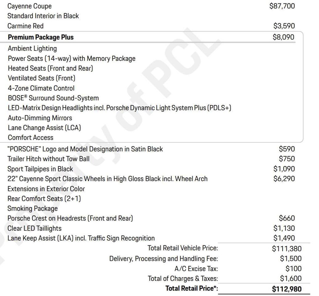 2021 Porsche Cayenne COUPE | PREMIUM PLUS PKG | BOSE | PANO | 22 IN Photo