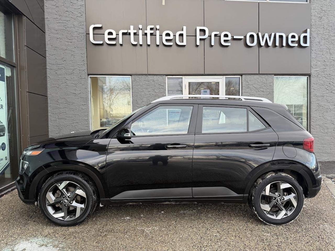 This Hyundai Venue TREND comes loaded with a reliable and responsive 1.6L motor, automatic transmission with selectable drive modes, alloy wheels, power SUNROOF, heated leather wrapped steering wheel, proximity key with push start ignition, factory remote starter, heated premium cloth seats, Blind Spot Detection system, rear-cross traffic collision warning, Forward Collision Avoidance Assist, Lane Departure Warning, Lane Keep Assist, High Beam Assist, 8-inch touchscreen with APPLE CARPLAY / ANDROID AUTO, 60/40 split folding rear seats, automatic headlights, Bluetooth phone & audio and much more!!!