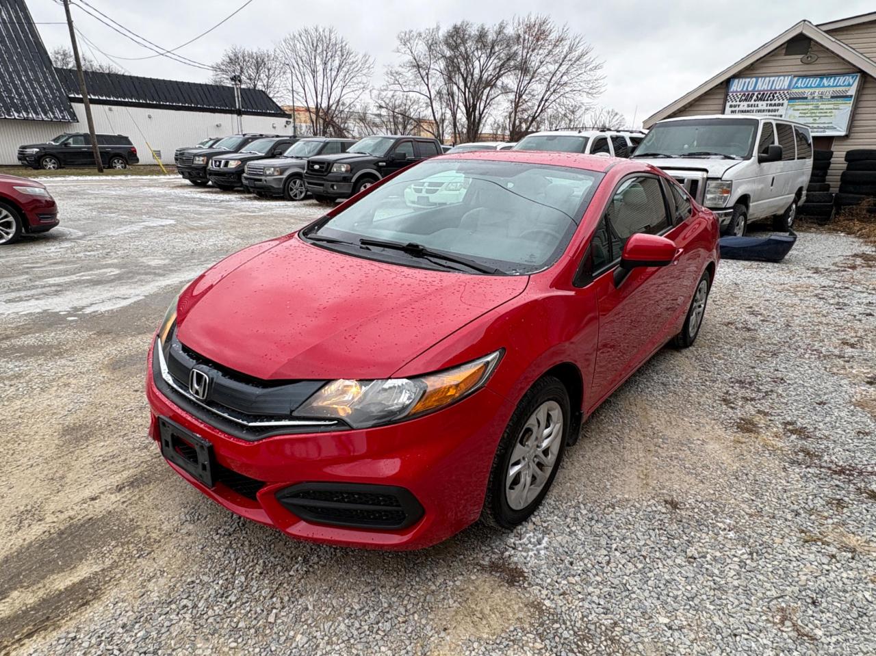 2014 Honda Civic Coupe LX, Safety Certified | 1-Year Warranty | Fully Reconditioned | Sporty | Reliable Photo1