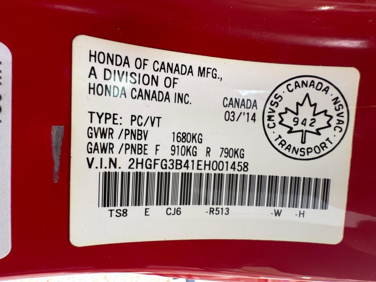 2014 Honda Civic Coupe LX, Safety Certified | 1-Year Warranty | Fully Reconditioned | Sporty | Reliable Photo