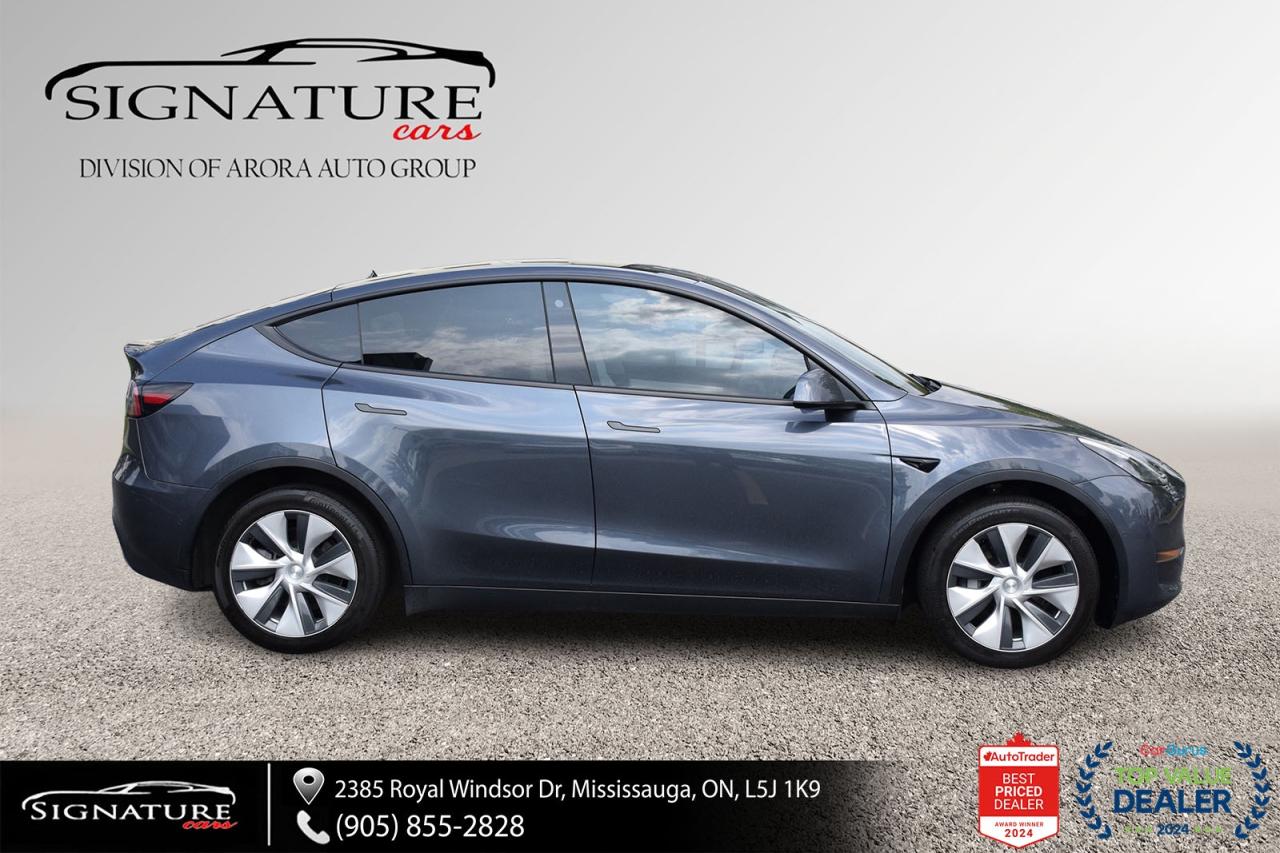 2022 Tesla Model Y LR AWD NO ACCIDENT WHITE LEATHER AUTOPILOT COMPUTE Photo