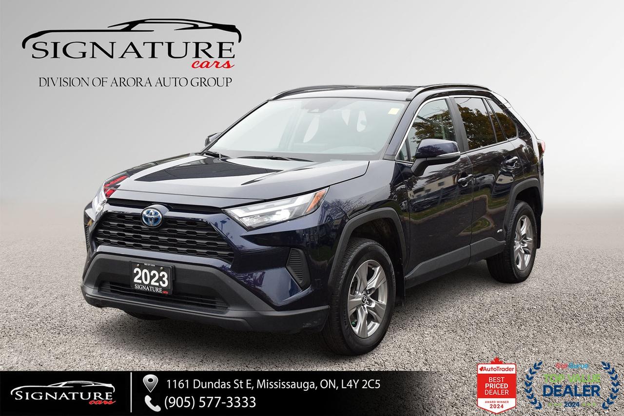 2023 Toyota RAV4 Hybrid XLE AWD No Accident Sunroof Carplay BSM Photo0