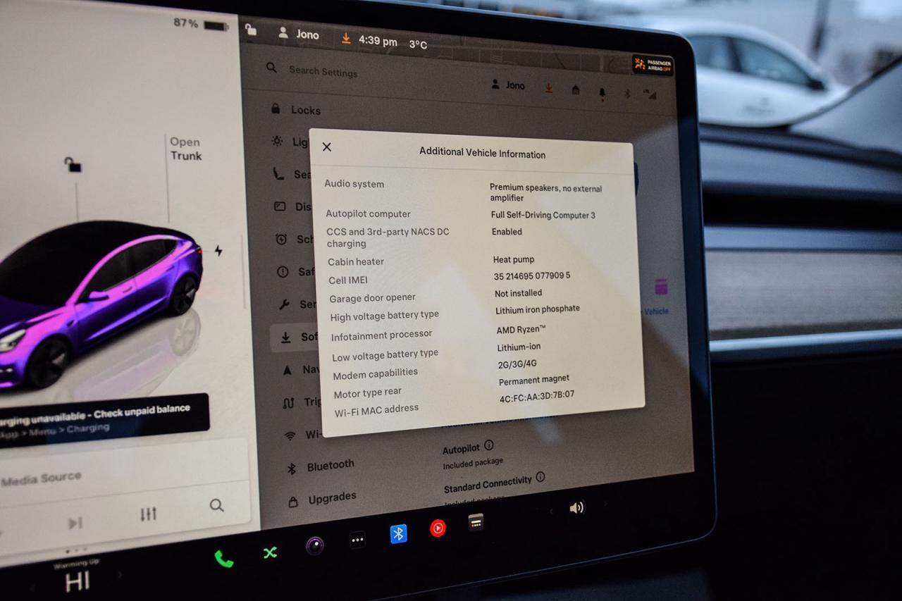 2022 Tesla Model 3 SRP RWD NO ACCIDENTS AUTOPILOT Photo