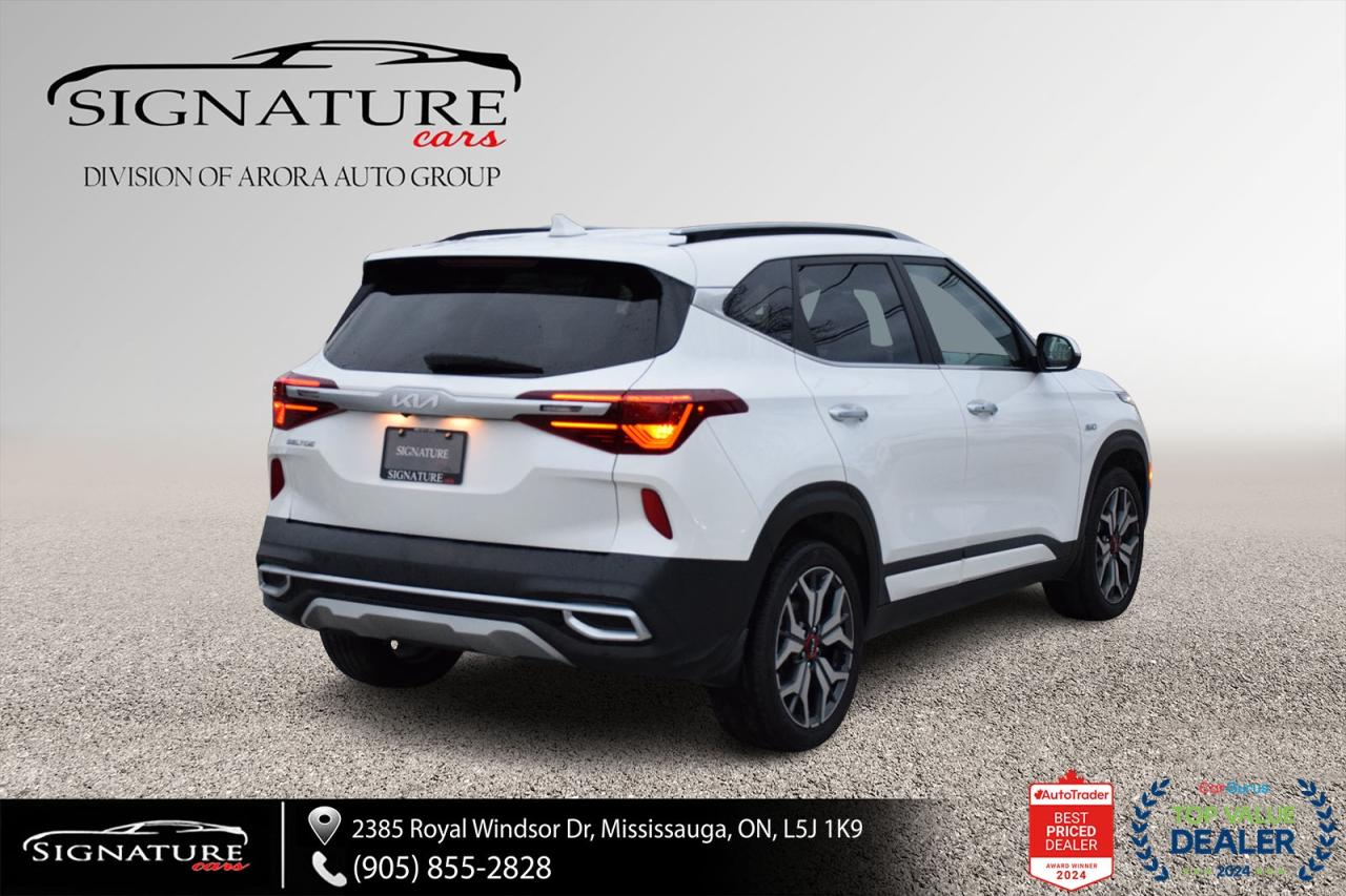 2022 Kia Seltos SX NO ACCIDENTS BURGUNDY LEATHER ADAPTIVE CRUISE B Photo3