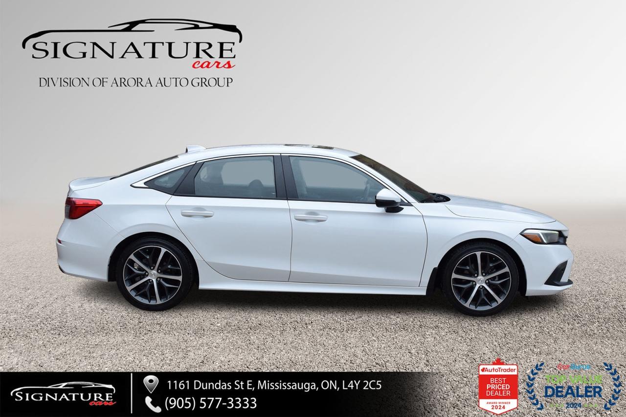 2023 Honda Civic TOURING / NO ACCIDENT / SUNROOF / LEATHER /NAVI Photo2