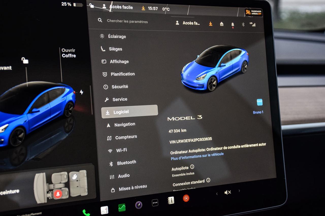 2023 Tesla Model 3 SRP RWD NO ACCIDENT AUTOPILOT BSM Photo