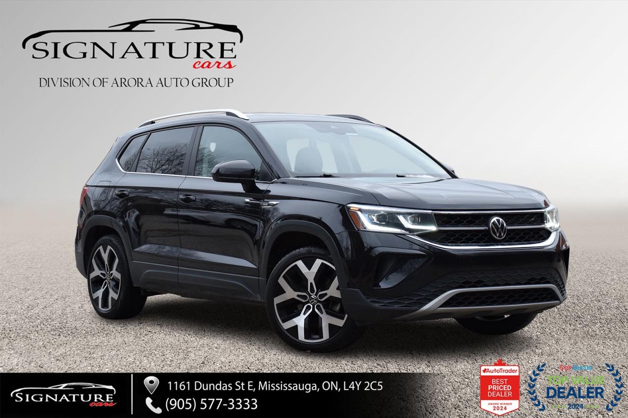 2022 Volkswagen Taos HIGHLINE / NO ACCIDENT / SUNROOF / LEATHER / NAVI Photo0