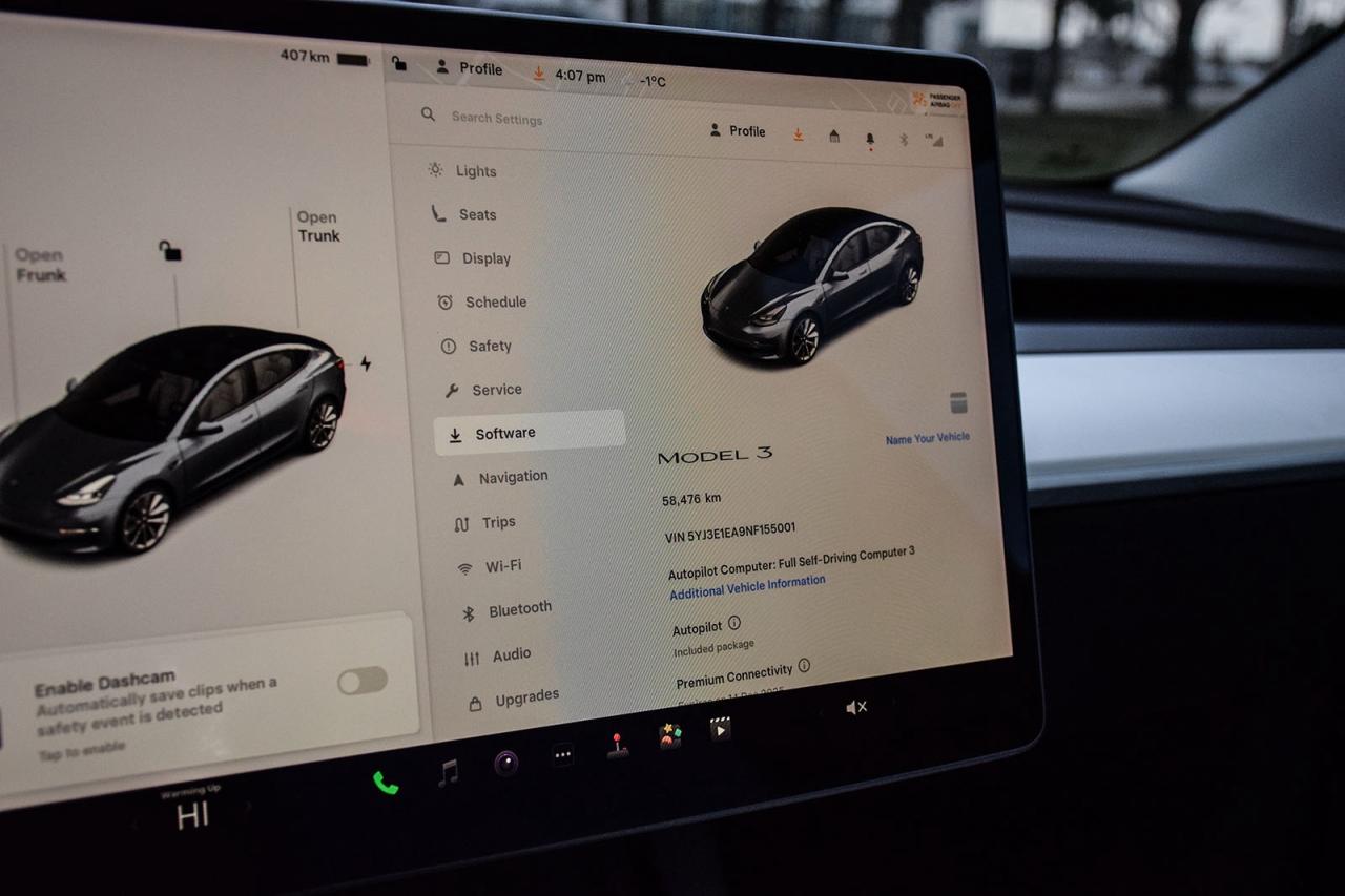2022 Tesla Model 3 SRP RWD NO ACCIDENT AUTOPILOT BSM Photo