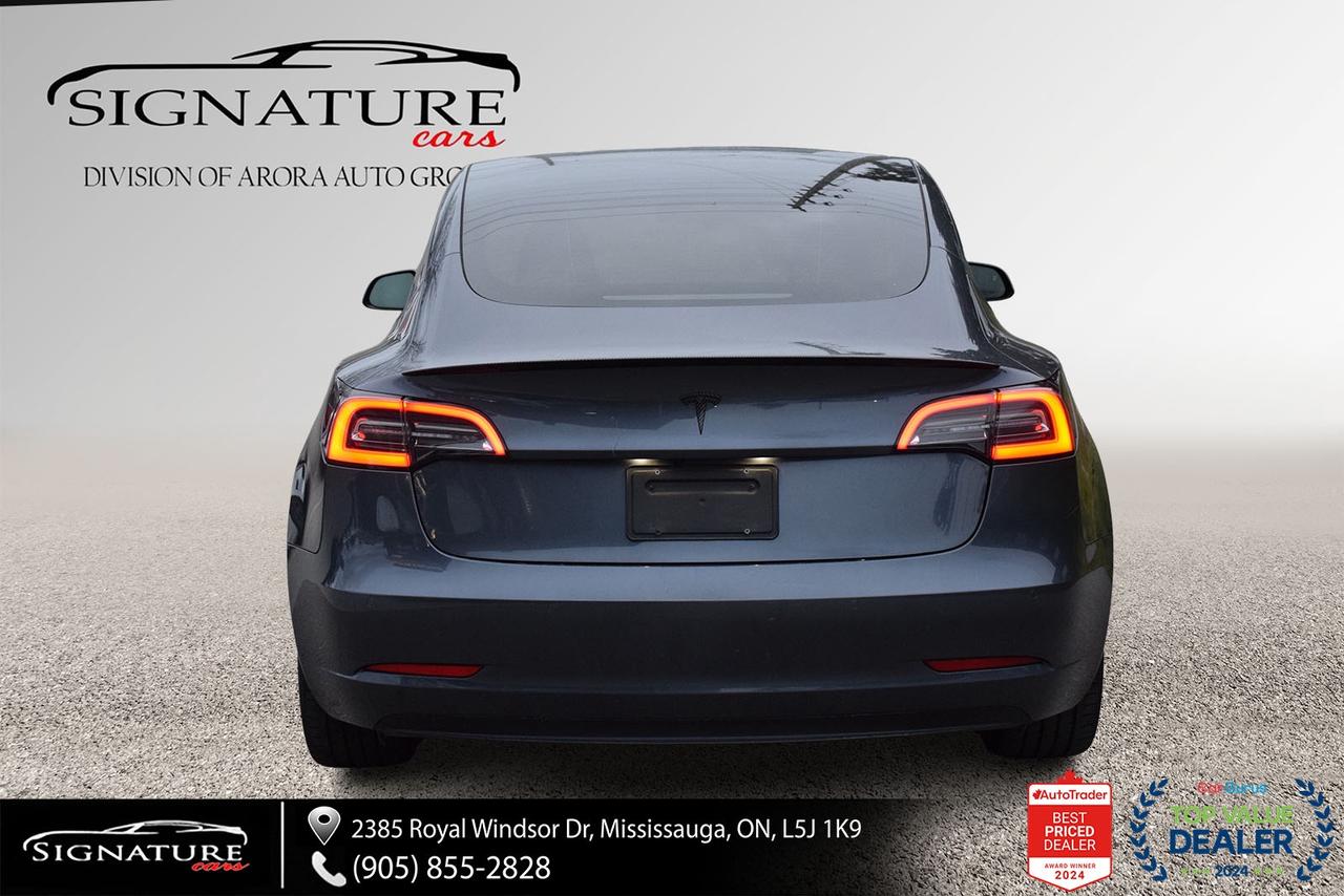 2022 Tesla Model 3 SRP No Accident White Leather Autopilot Navigation Photo4