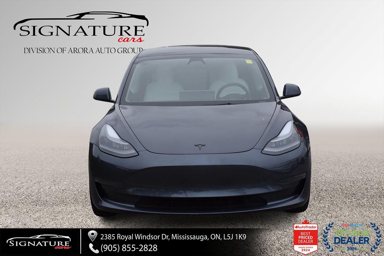 2022 Tesla Model 3 SRP No Accident White Leather Autopilot Navigation Photo