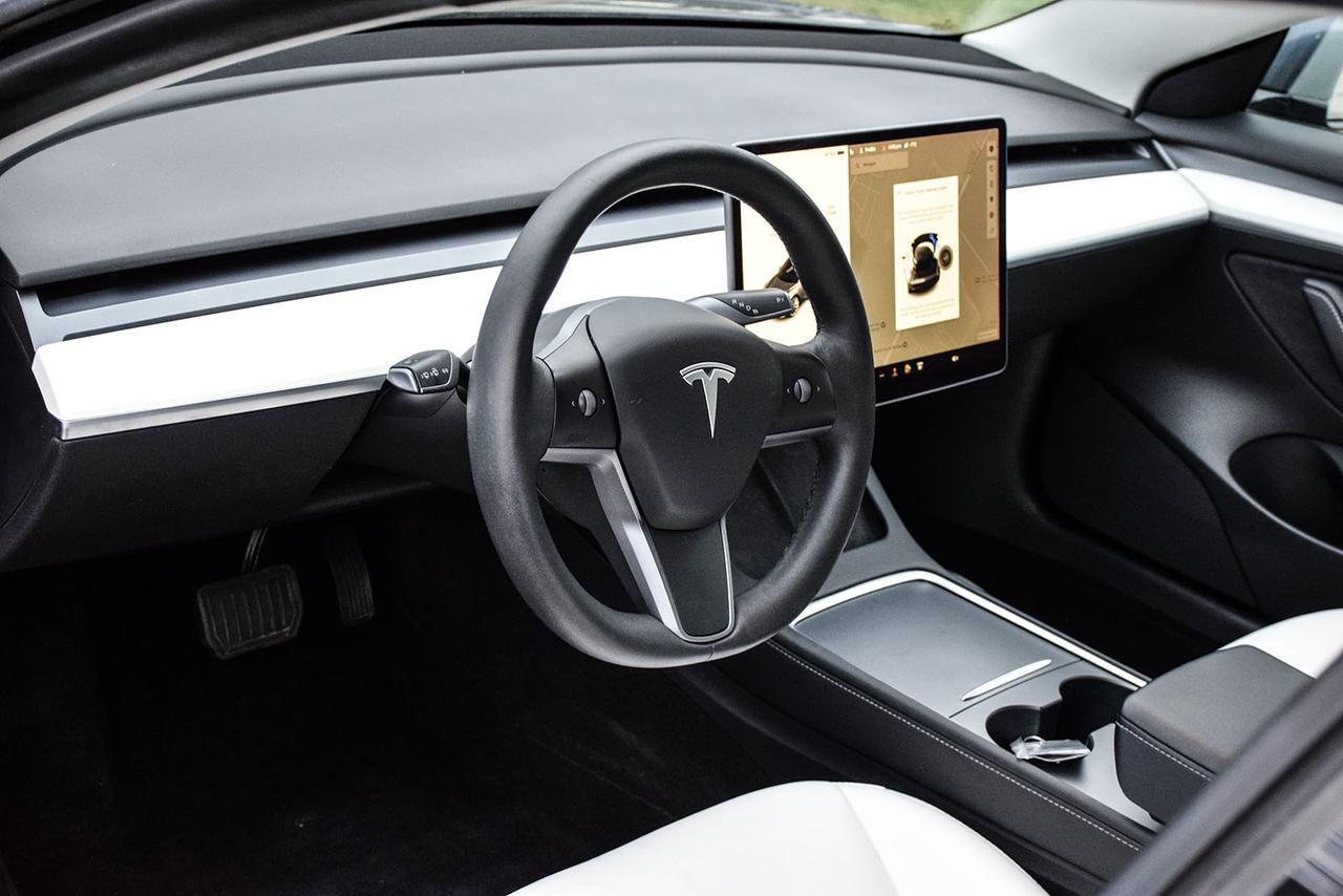 2022 Tesla Model 3 SRP No Accident White Leather Autopilot Navigation Photo