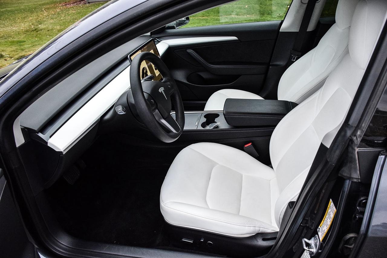 2022 Tesla Model 3 SRP No Accident White Leather Autopilot Navigation Photo