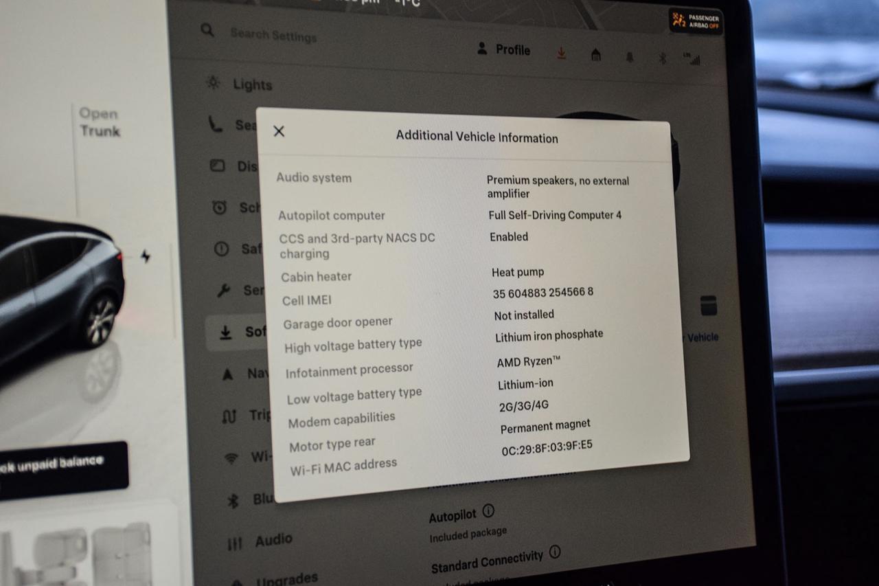 2024 Tesla Model Y STANDARD RANGE NO ACCIDENT AUTOPILOT Photo