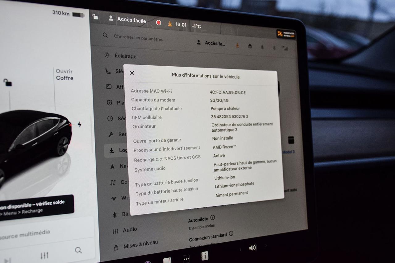 2023 Tesla Model 3 SRP RWD NO ACCIDENT AUTOPILOT BSM Photo