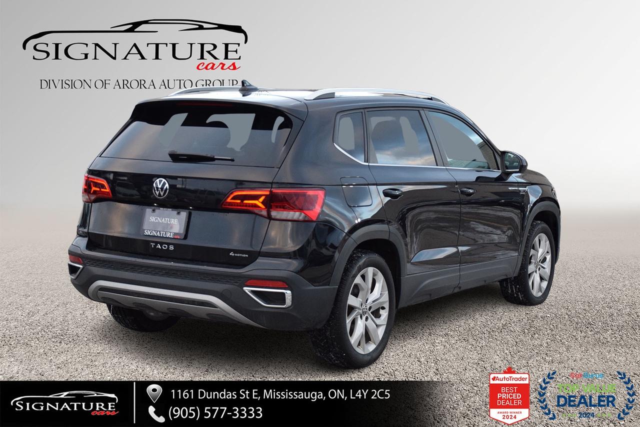 2022 Volkswagen Taos Comfortline AWD No Accident Digital Dash Panoroof Photo