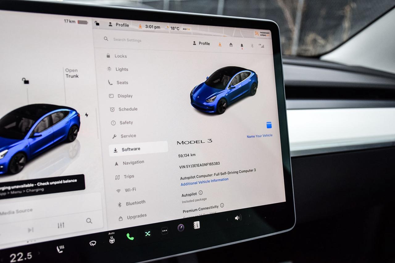 2022 Tesla Model 3 STANDARD RANGE NO ACCIDENT AUTOPILOT Photo