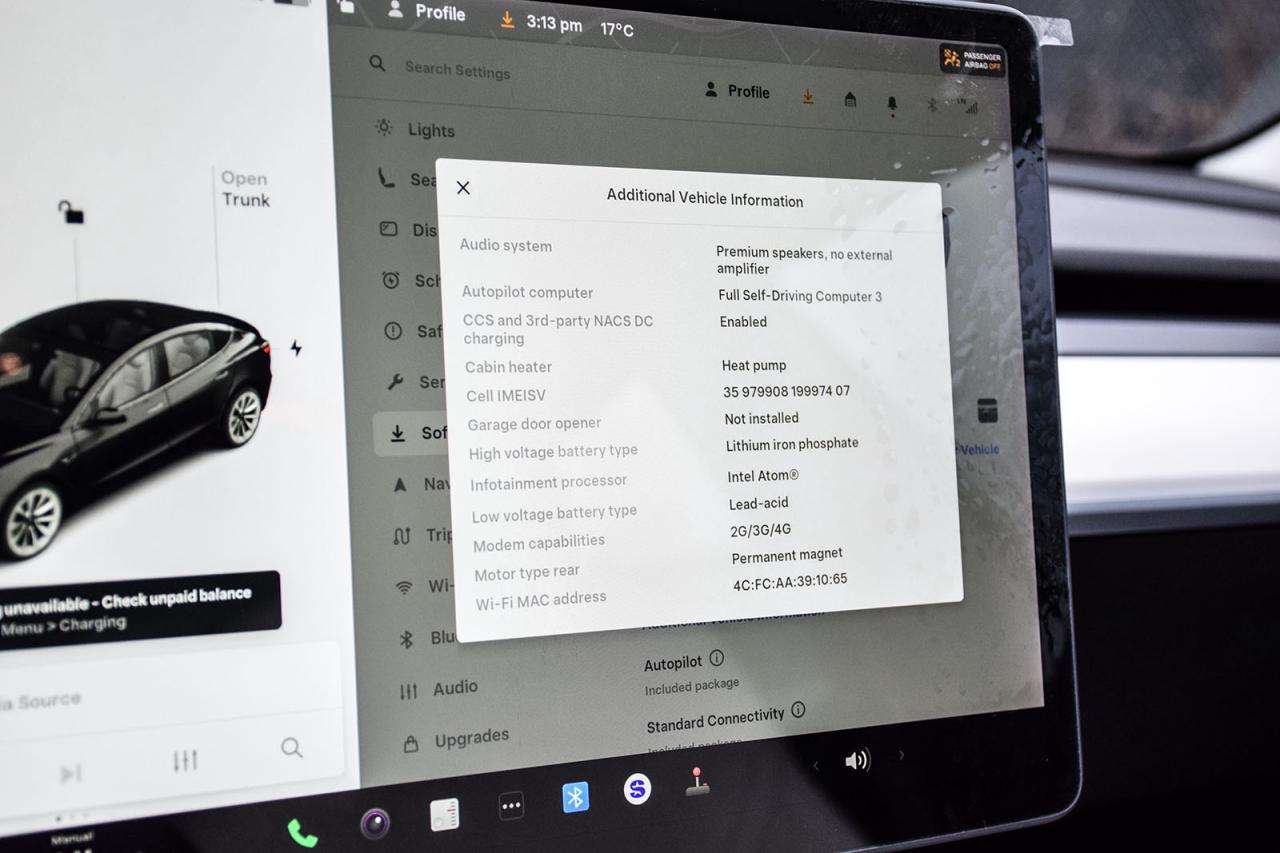 2022 Tesla Model 3 STANDARD RANGE NO ACCIDENT AUTOPILOT Photo