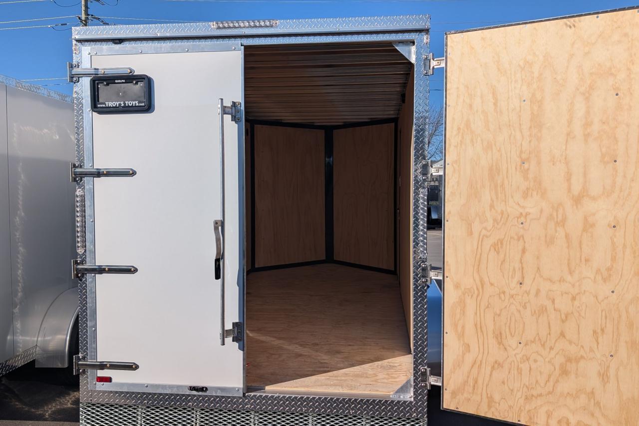 2025 Canadian Trailer Company 7x14 V Nose Cargo Trailer Aluminum Tandem Axle Photo6