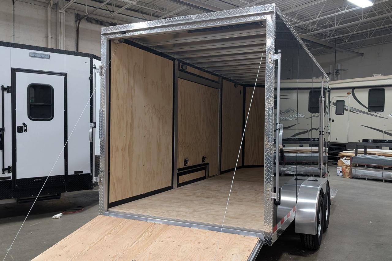 2025 Canadian Trailer Company 7x16 V-Nose Cargo Trailer Jump Door Model Photo14