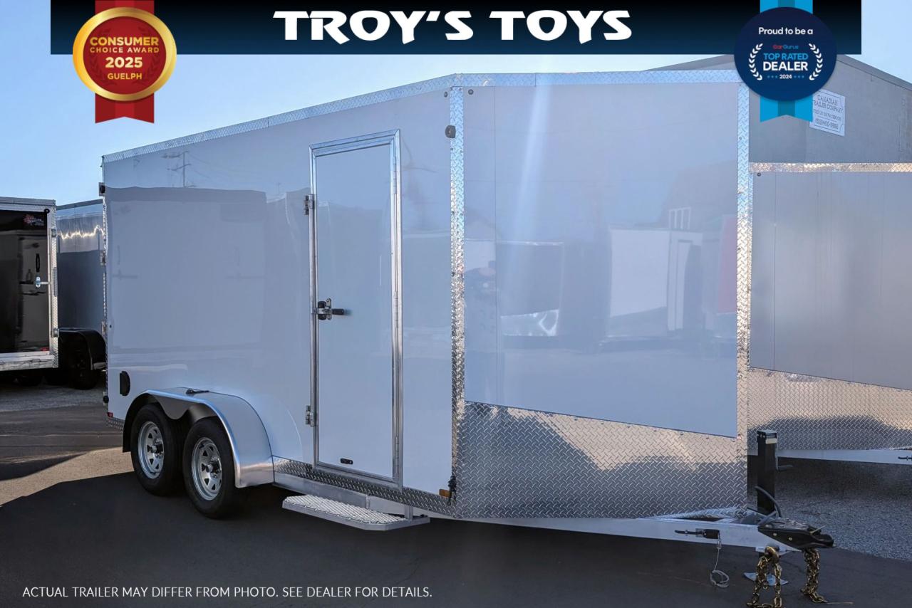 2025 Canadian Trailer Company 7x14 V Nose Cargo Trailer Aluminum Tandem Axle