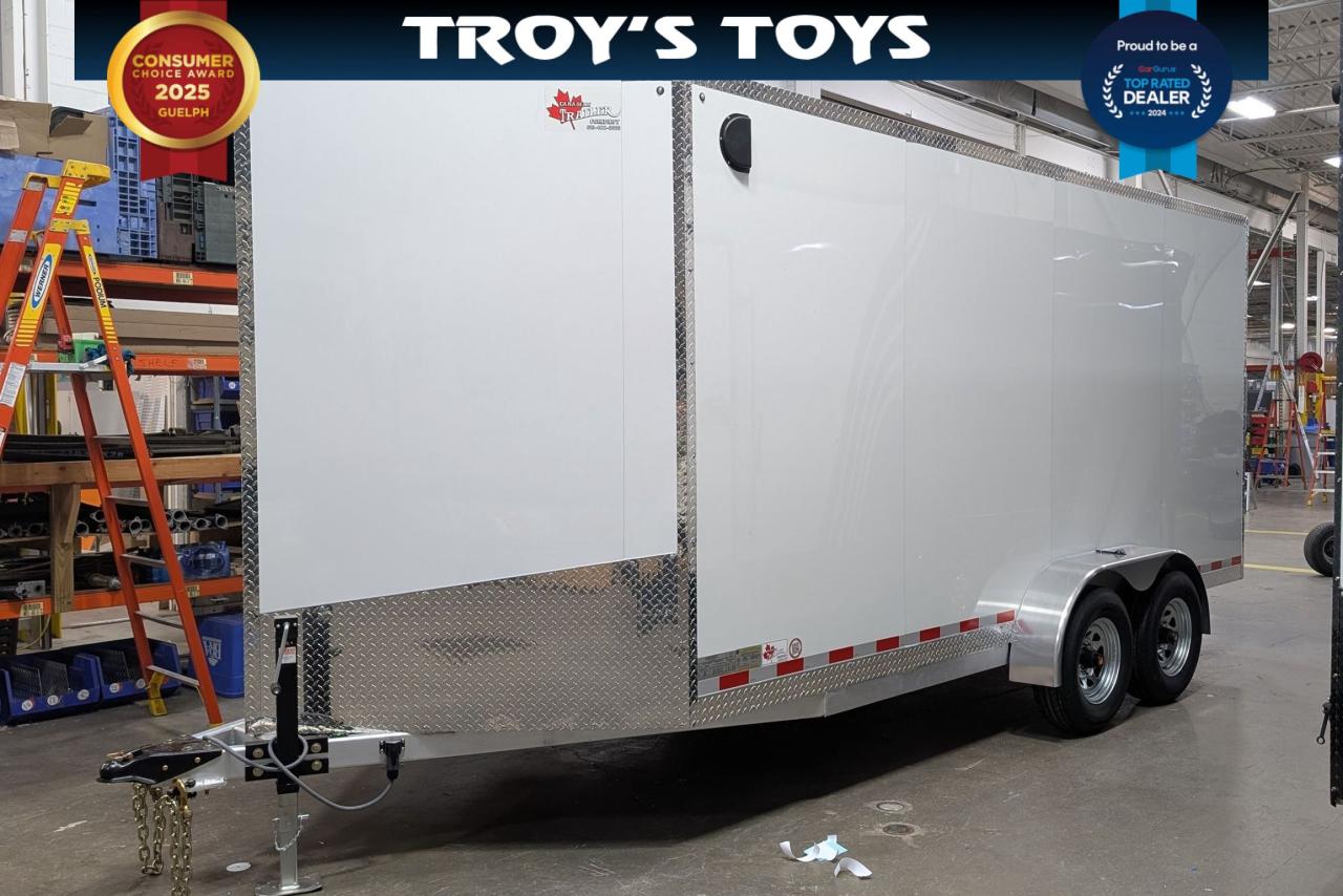 2025 Canadian Trailer Company 7x16 V-Nose Cargo Trailer Aluminum Tandem Axle