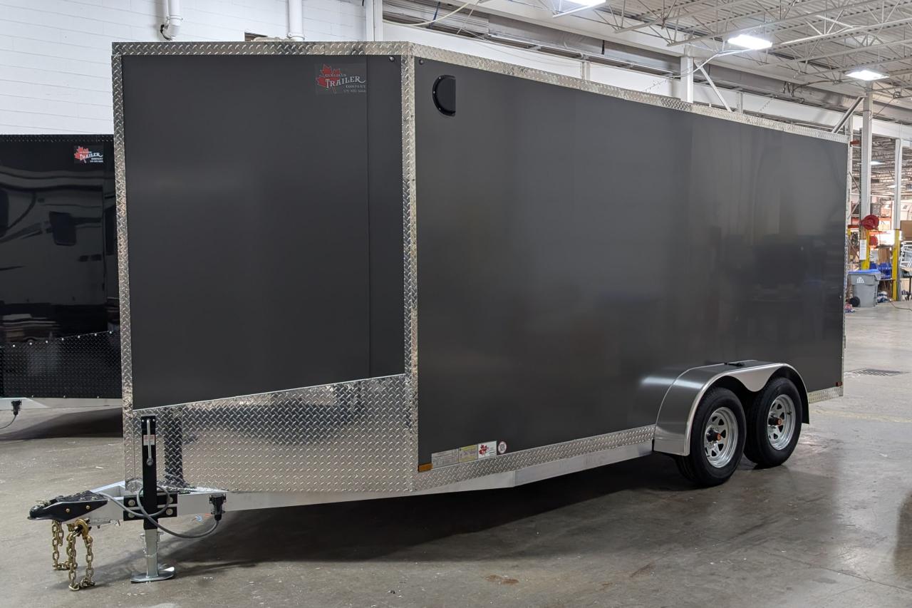 2025 Canadian Trailer Company 7x16 V-Nose Cargo Trailer Aluminum Tandem Axle Photo2