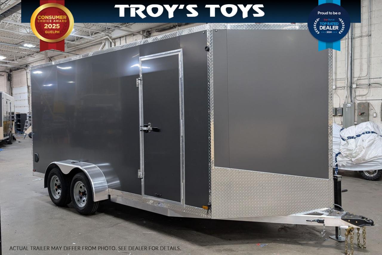 2025 Canadian Trailer Company 7x16 V-Nose Cargo Trailer Aluminum Tandem Axle