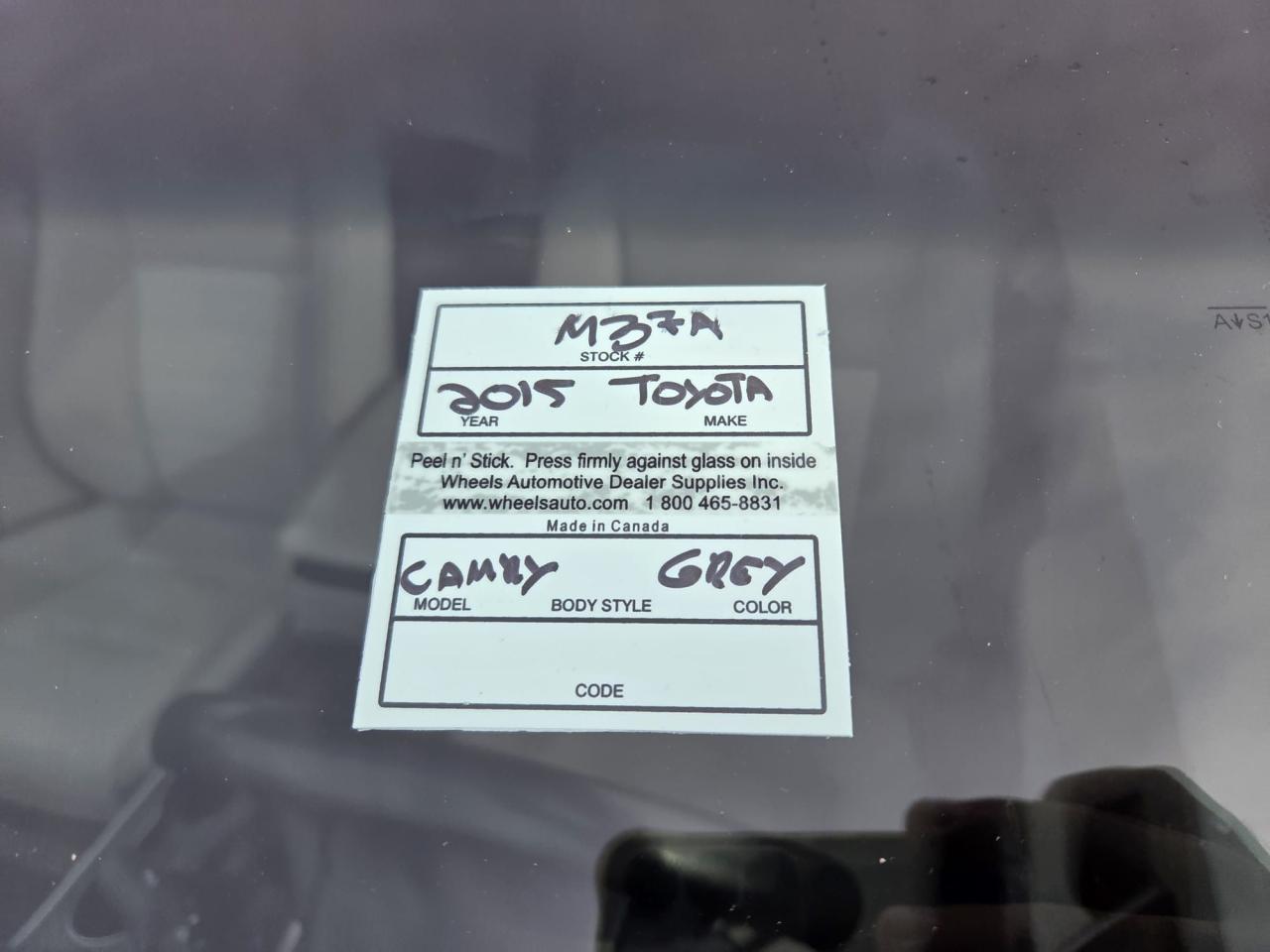 2015 Toyota Camry LE, SEDAN, AUTO, 4 CYL, 187KMS, RELIABLE, CERT Photo