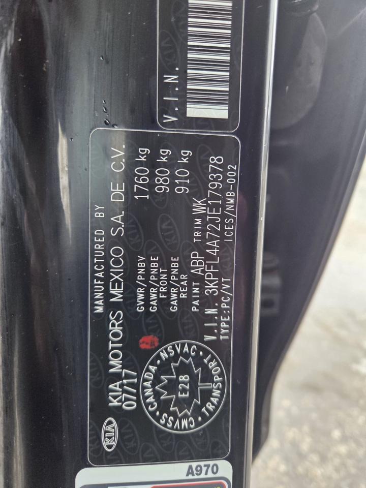 2018 Kia Forte LX, AUTO, 4 CYL, CAM, SCREEN, ONLY 186KMS, CERT Photo