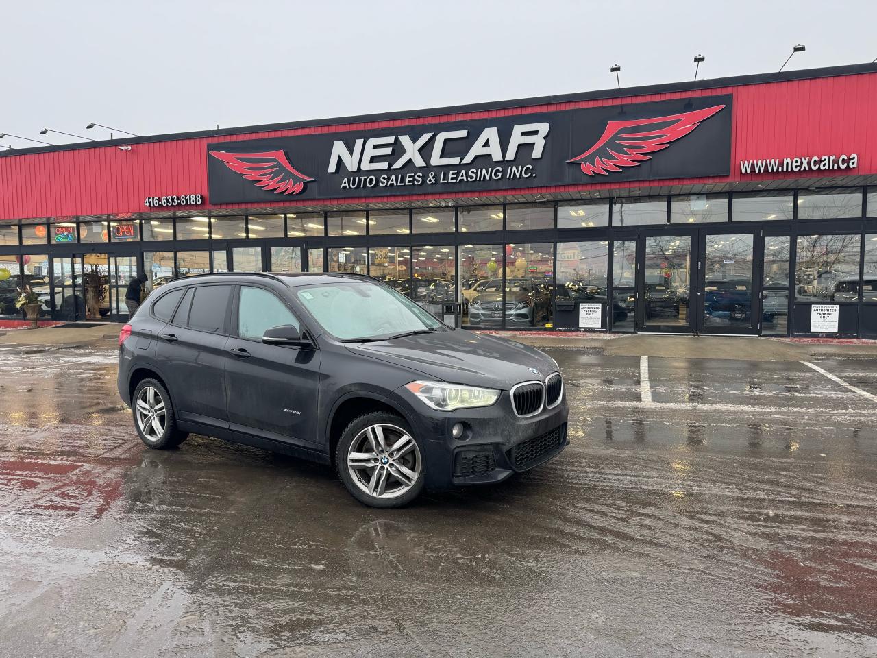 2018 BMW X1 XDRIVE M-SPORT PKG LEATHER PAN/ROOF NAVI B/SPOT